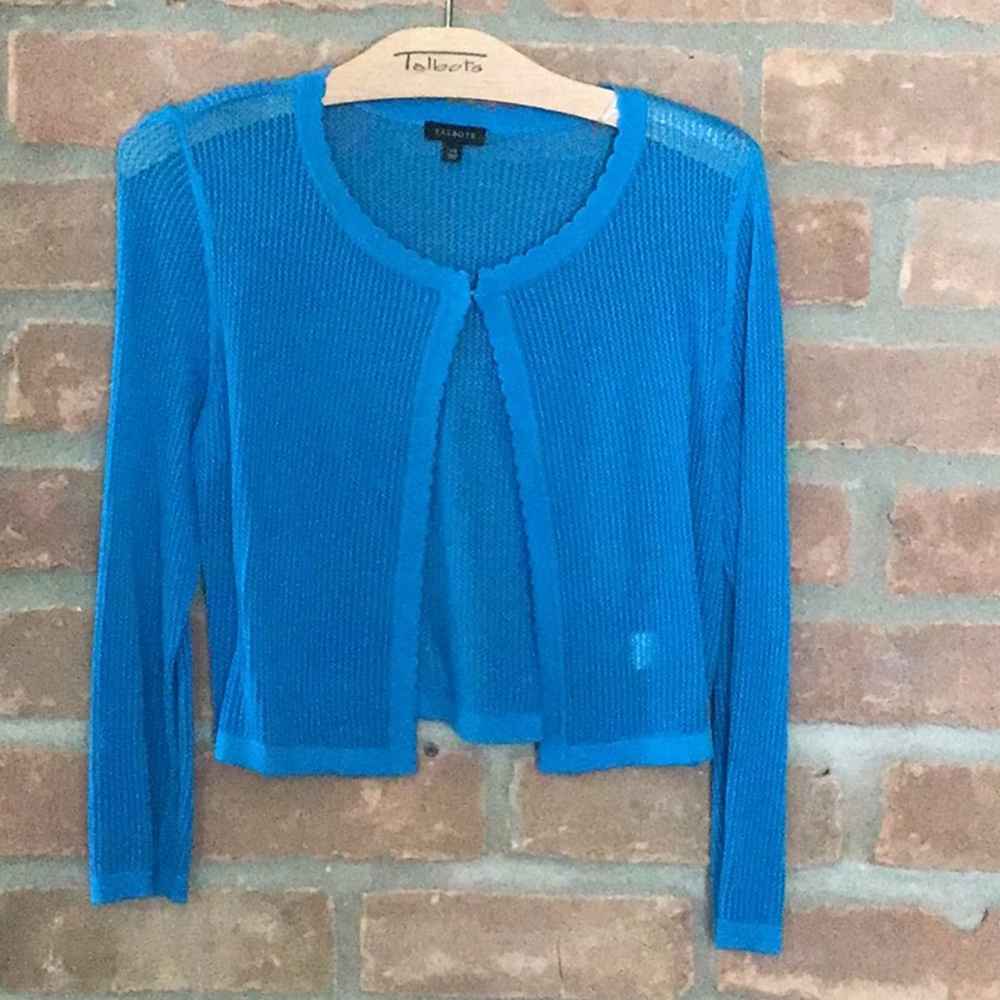 Open weave cardigan